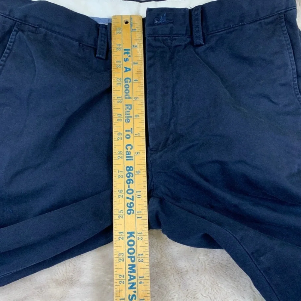 Polo Ralph Lauren Mens Classic Fit Chino Pants Navy Blue‎ 100% Cotton 34x32